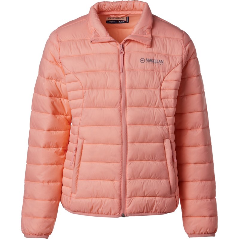 Magellan Outdoors Girls' Lost Pines Puffer Jacket Orange Light, X-Large - Girl's Ski Outerwear And Fleece at Academy Sports product image