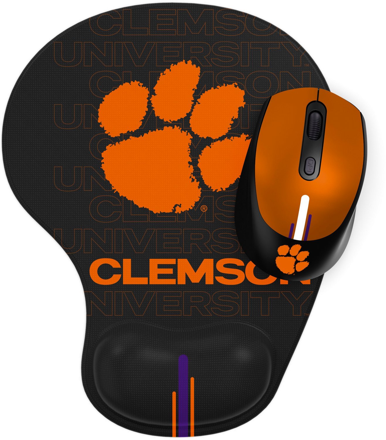 Prime Brands Group Clemson University Mouse Pad and Mouse Combo