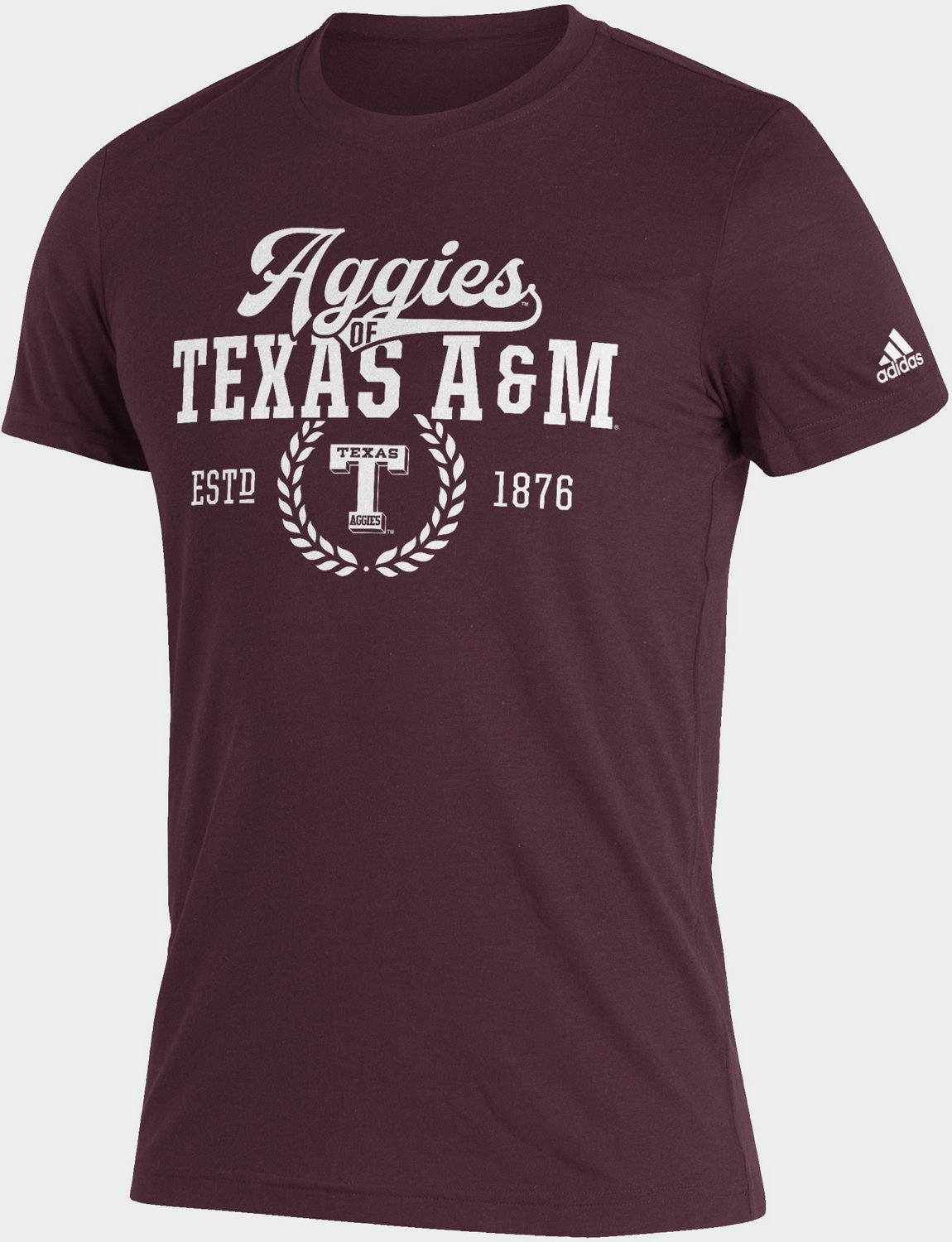 adidas Men's Texas A&M University Vault Second Semester Blend T-shirt