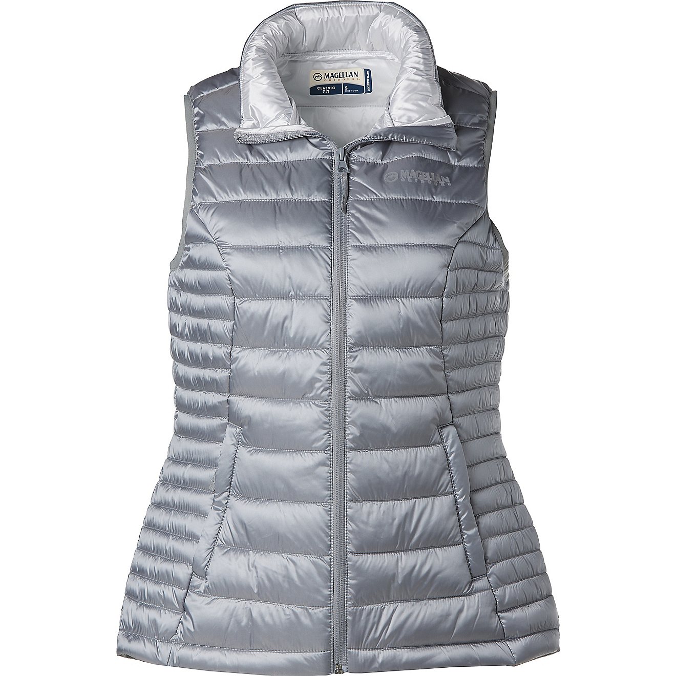 Magellan Outdoors Women's Lost Pines Shiny Puffer Vest                                                                           - view number 1
