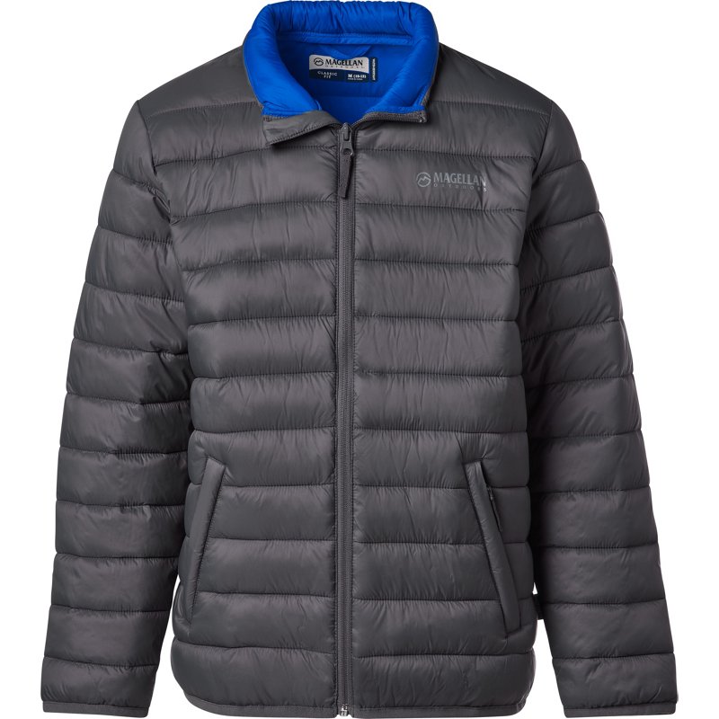 Magellan Outdoors Boys' Lost Pines Puffer Jacket Gray, Medium - Boy's Ski Outerwear And Fleece at Academy Sports product image