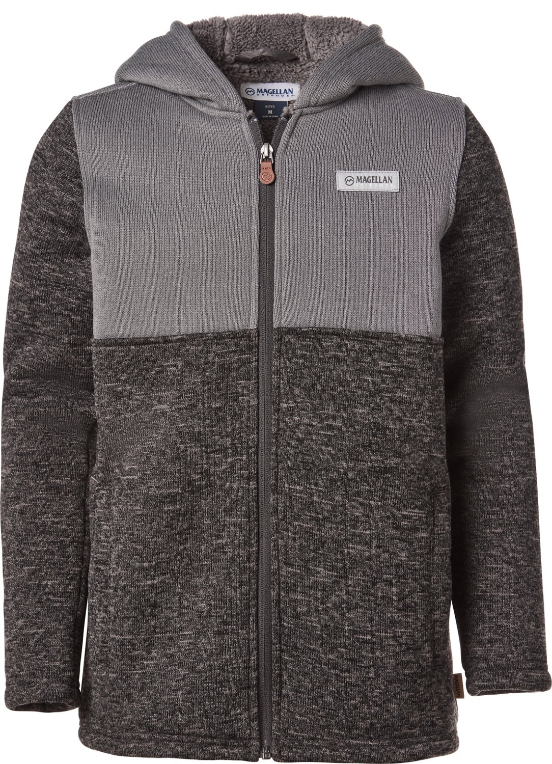 Magellan Outdoors Boys' Fashion Sweat Fleece Jacket Academy