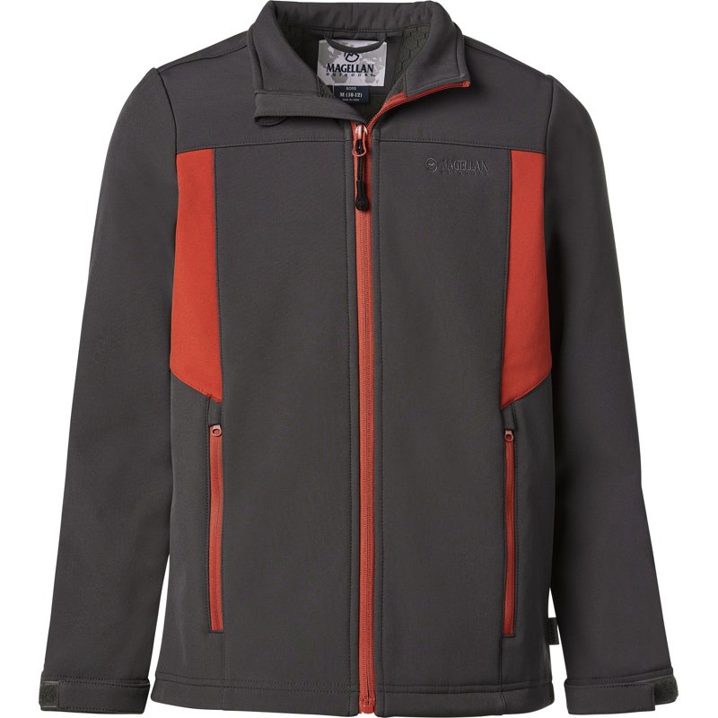 Magellan Outdoors Boys' Hickory Canyon Softshell Jacket Rust/Copper, Large - Boy's Ski Outerwear And Fleece at Academy Sports product image