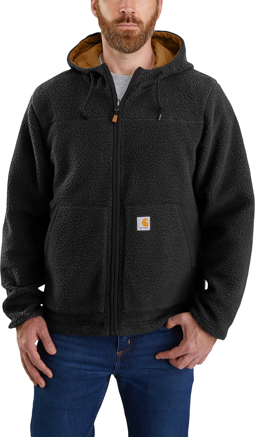 Carhartt Men's Rain Defender Fleece Reversible Jacket Academy