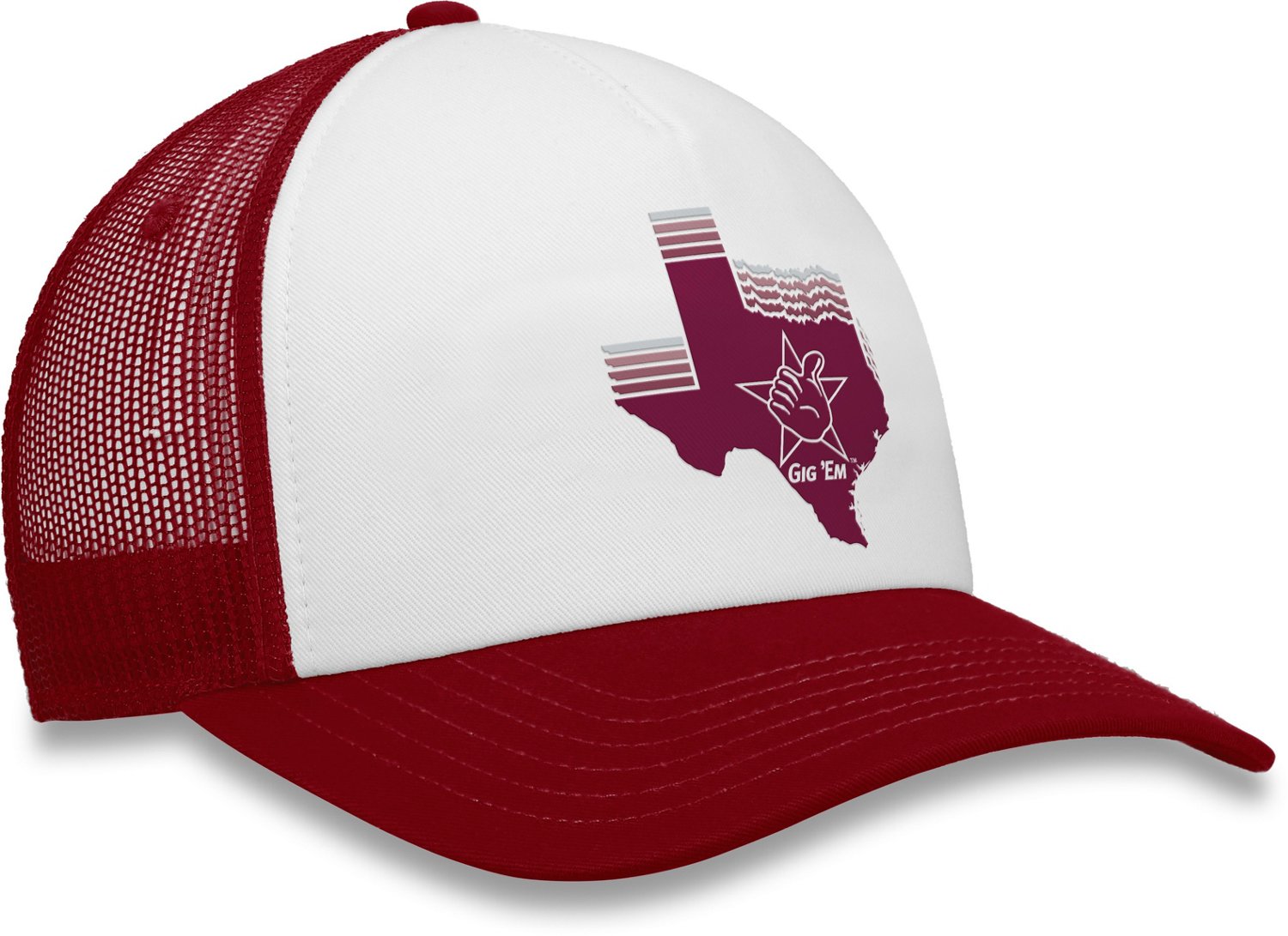 Top of the World Men's Texas A&M University Roots Retro 2-Tone Snapback Cap                                                      - view number 2