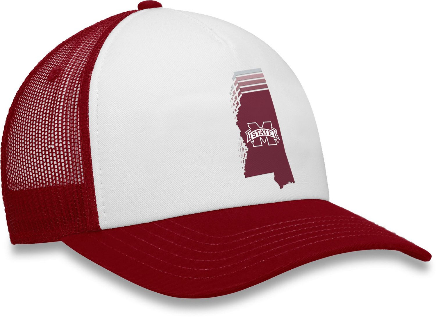 Top of the World Men's Mississippi State University Roots Retro 2-Tone Snapback Cap - view number 2