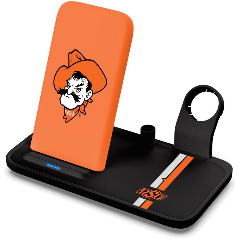 Mizco Oklahoma State University Wireless Charging Phone Stand Orange - NCAA Novelty at Academy Sports