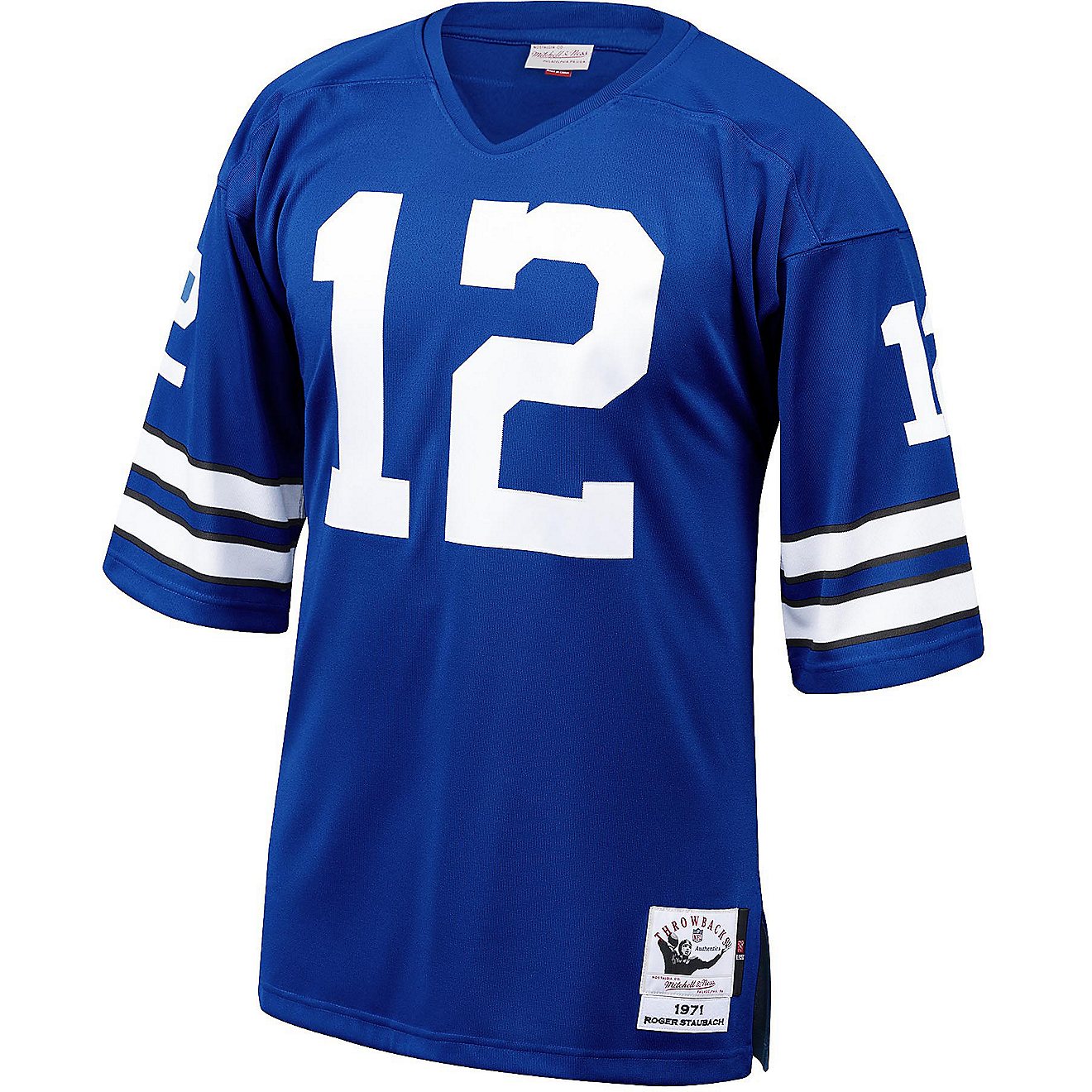 Mitchell & Ness Dallas Cowboys Men’s Roger Staubach 12 Legacy 1971 Jersey                                                      - view number 2