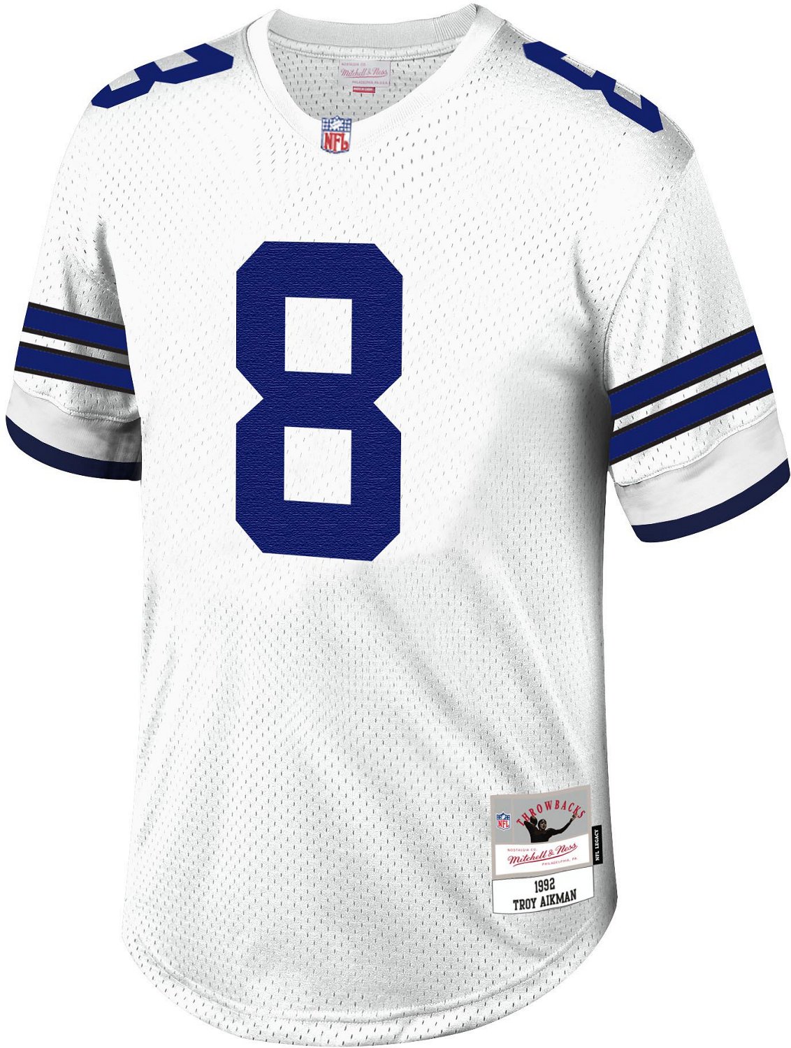 Mitchell & Ness Men's Dallas Cowboys Troy Aikman #8 Throwback Jersey