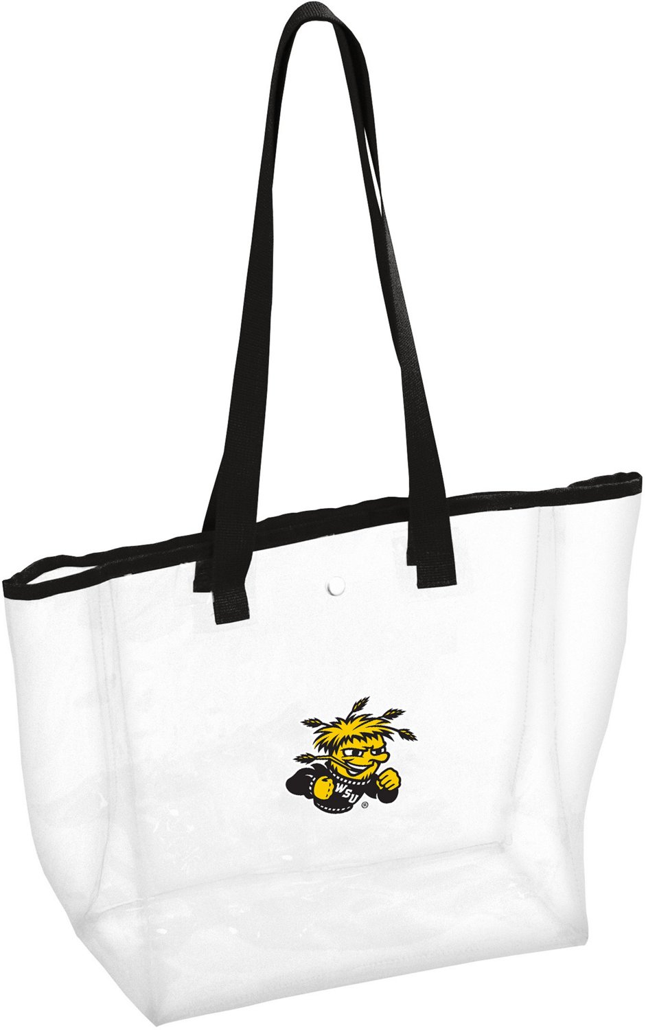 Logo Brands Wichita State University Stadium Clear Tote Bag