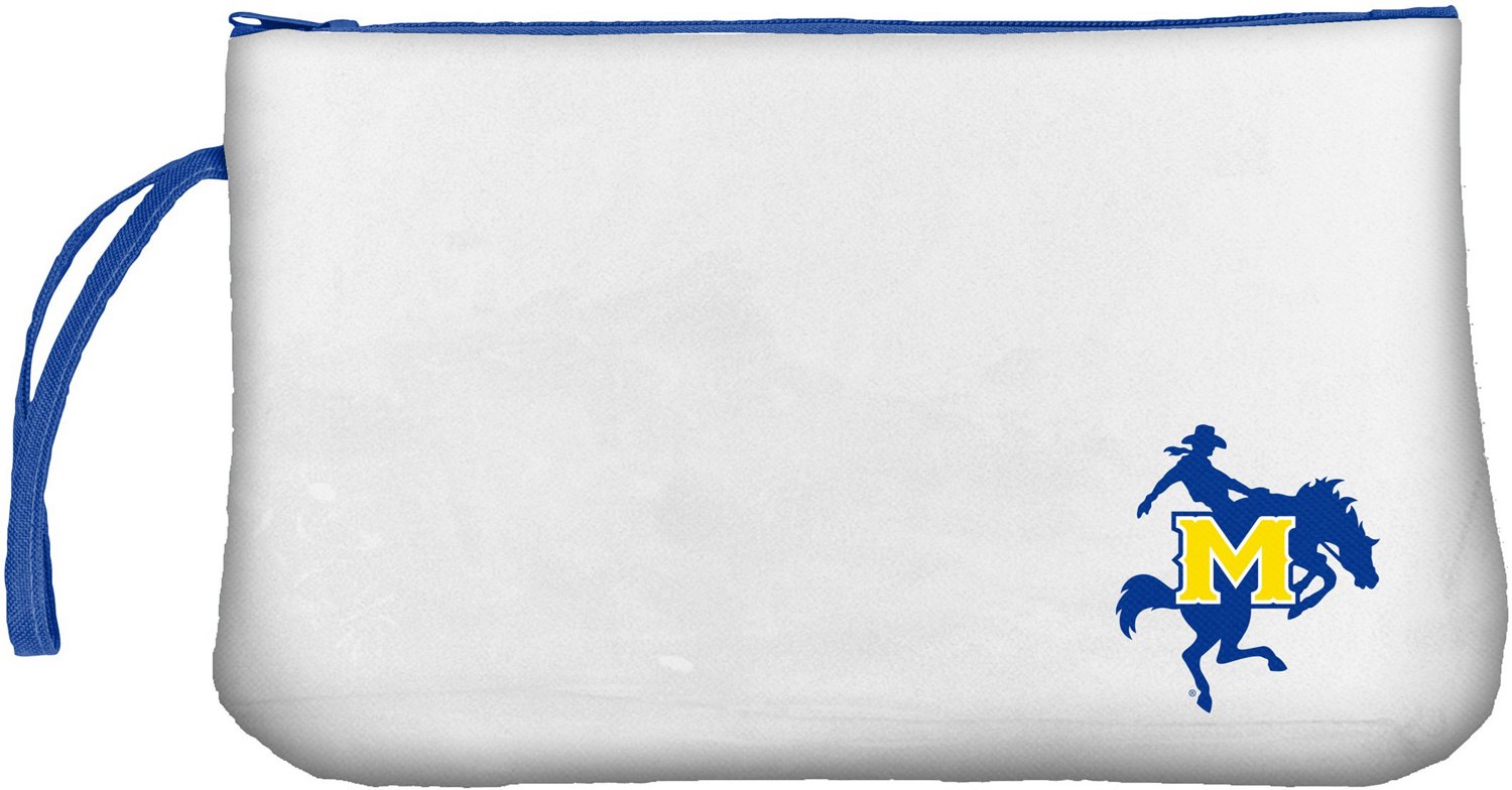 Logo Brands McNeese State University Clear Wristlet