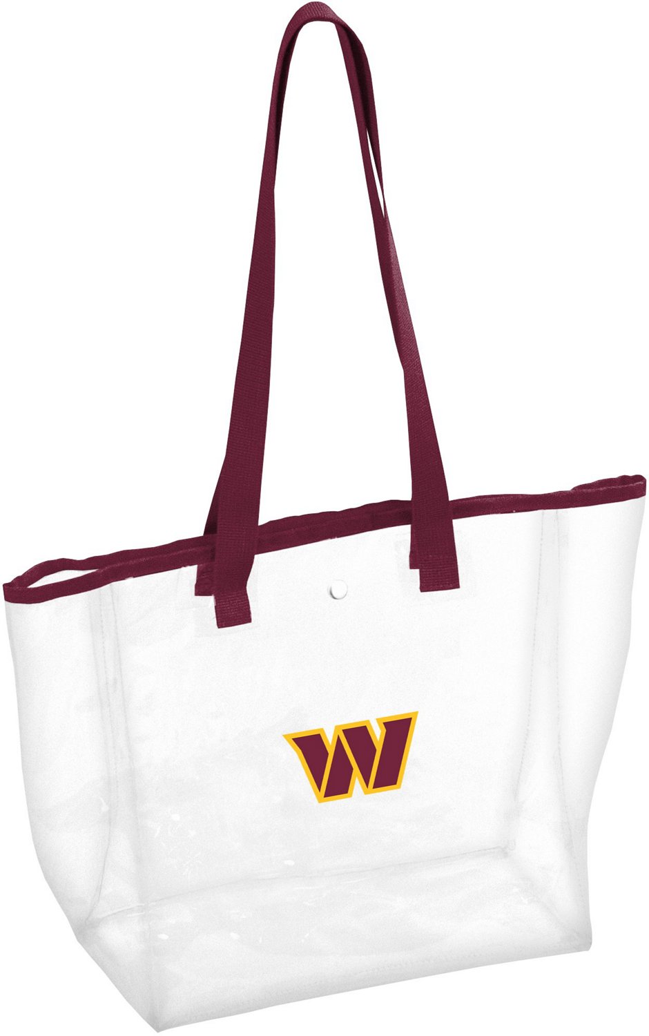 Logo Brands Washington Commanders Stadium Clear Tote Bag
