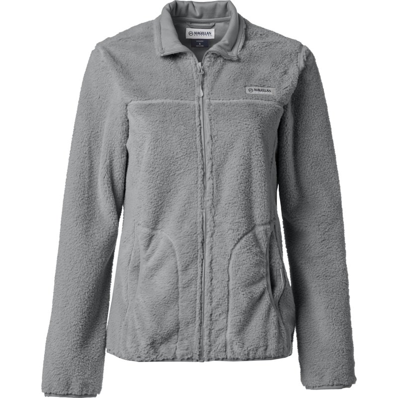 Magellan Outdoors Women's Sherpa Fleece Jacket Gray, Small - Women's Fleece at Academy Sports product image