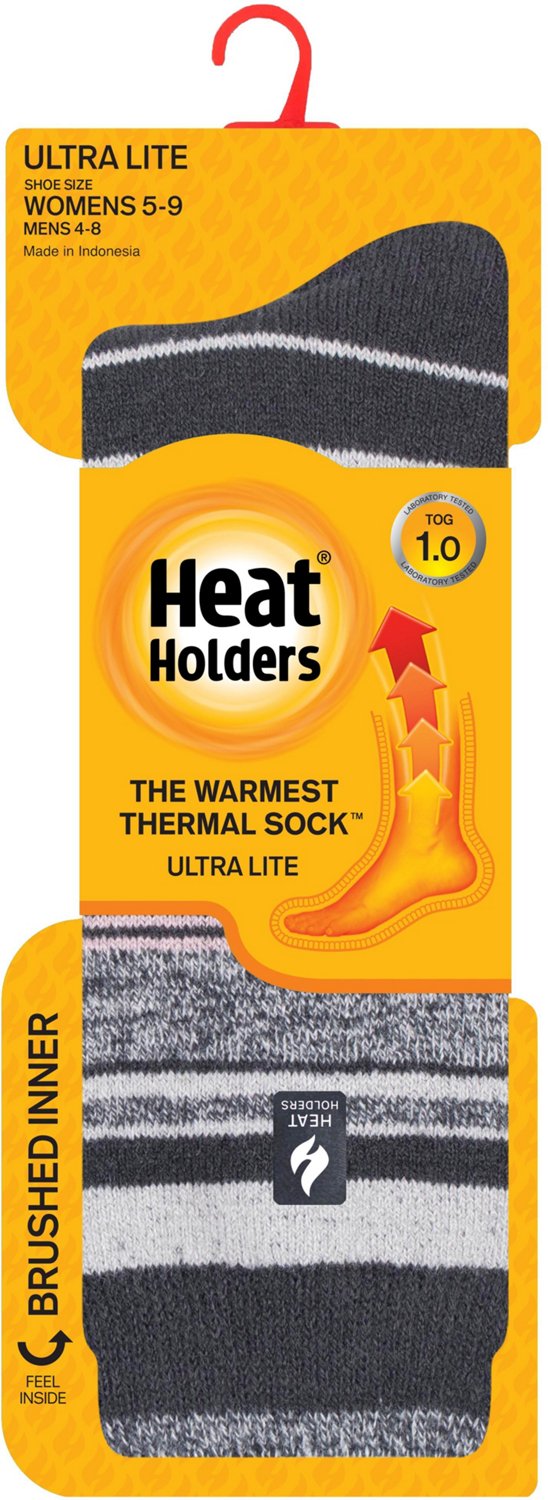 Heat Holders Women’s Ultra Lite Stripe Crew Socks