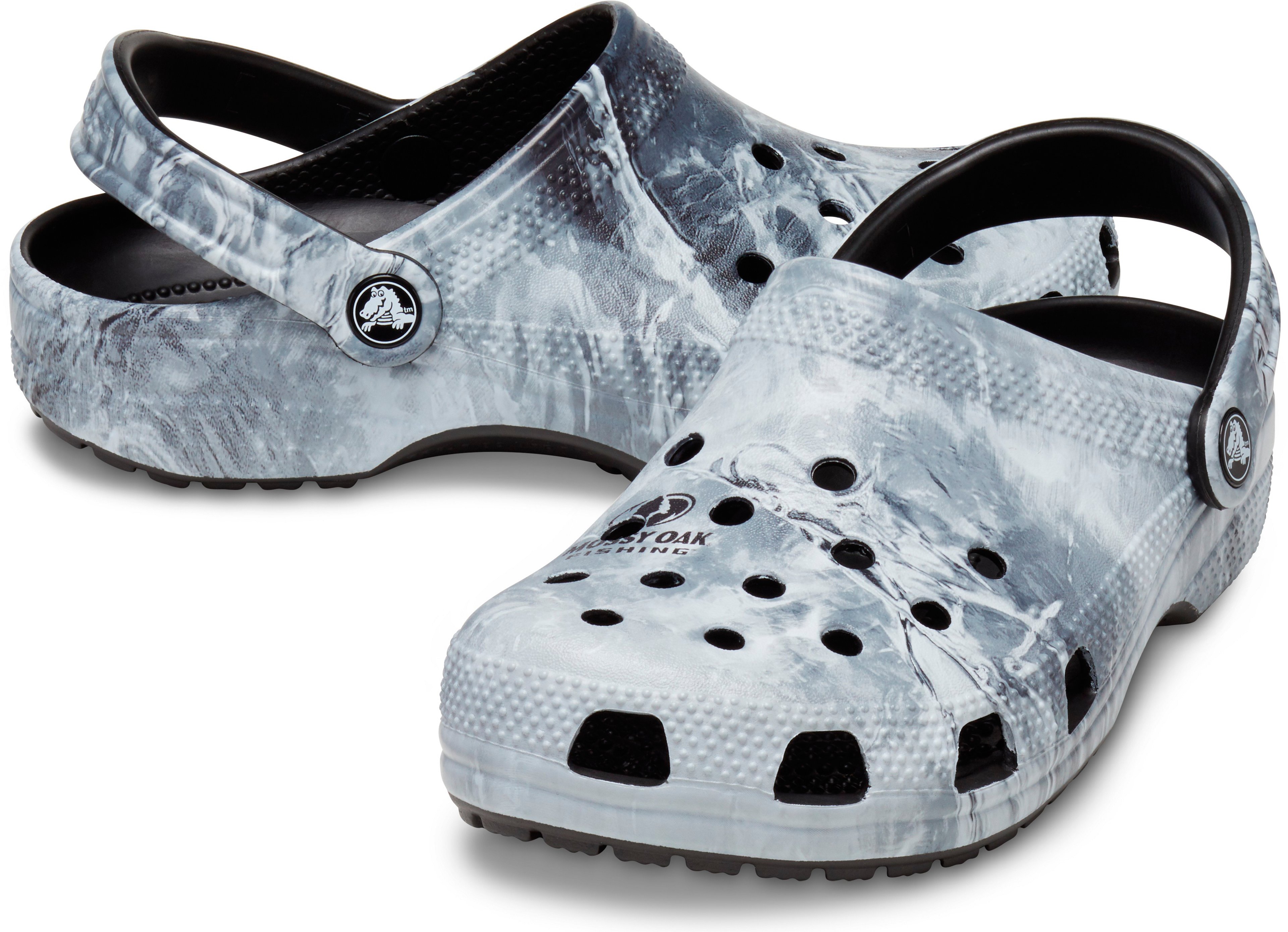Crocs Adults' Classic Mossy Oak Hailstone Clogs