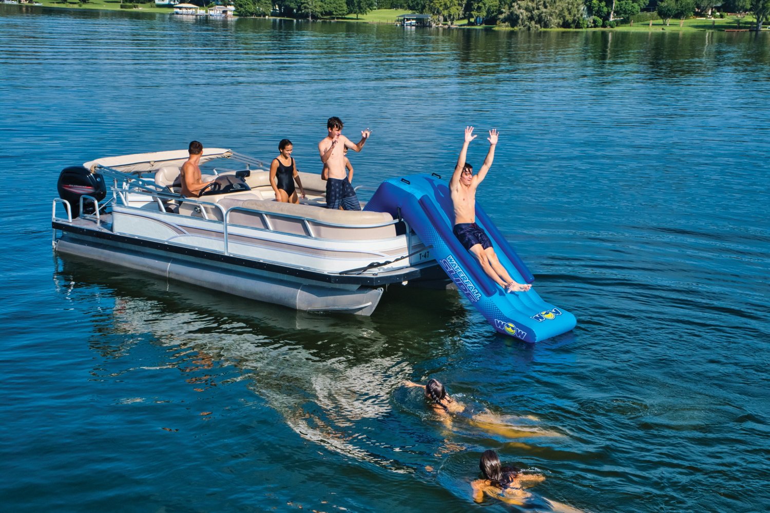WOW Watersports Pontoon Waterfall Slide                                                                                          - view number 5
