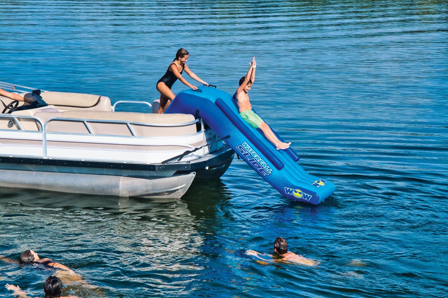 WOW Watersports Pontoon Waterfall Slide                                                                                          - view number 6