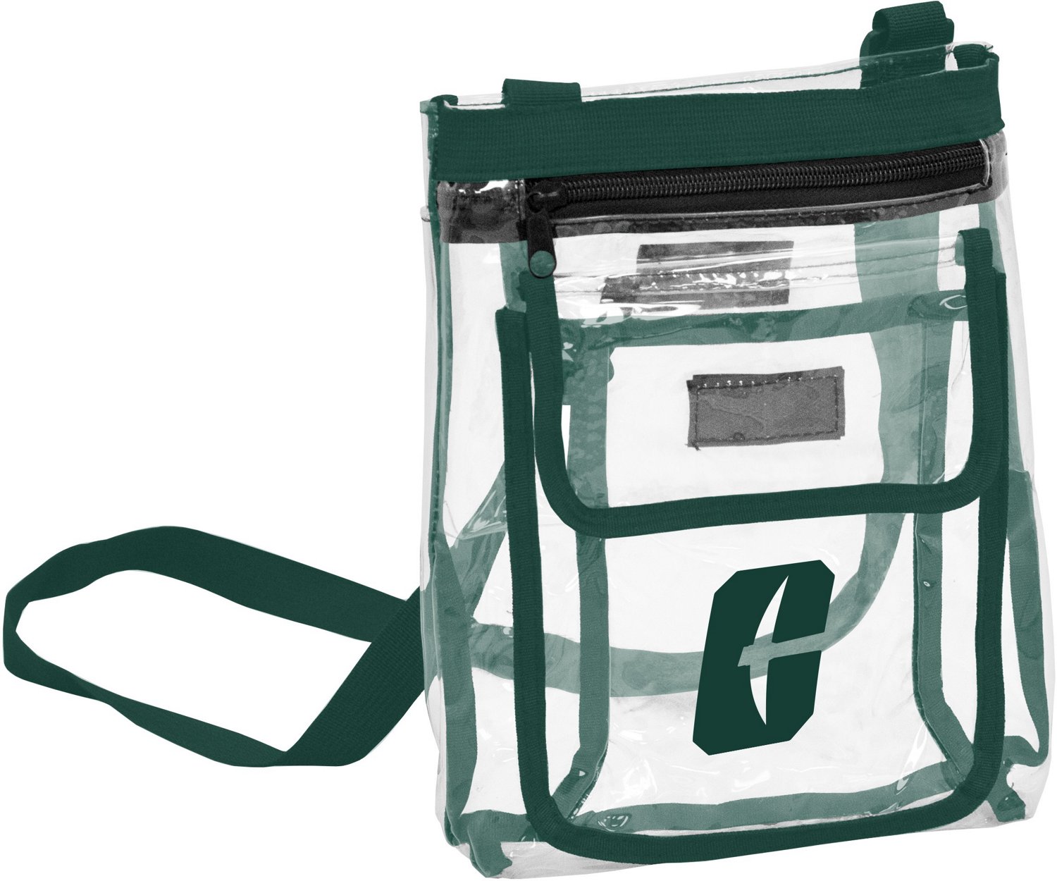 Logo Brands University of North Carolina at Charlotte Clear Crossbody Bag