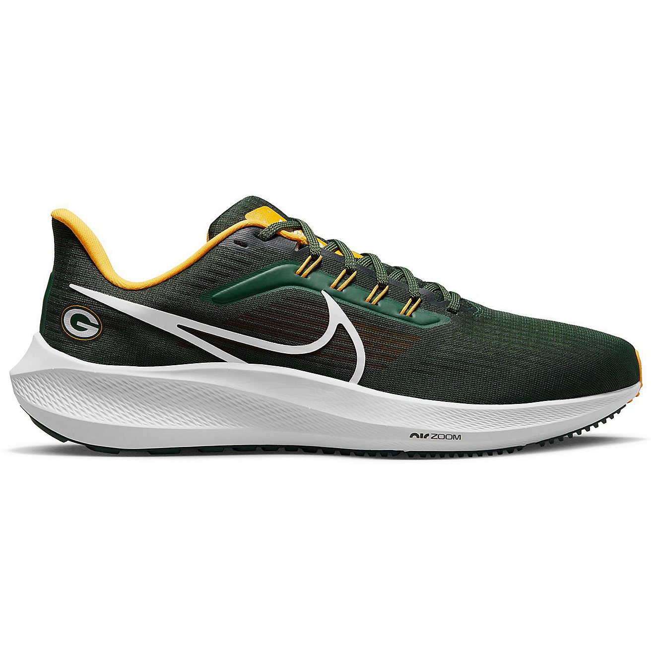 Nike Adults' Green Bay Packers Air Zoom Pegasus 39 Running Shoes                                                                 - view number 1
