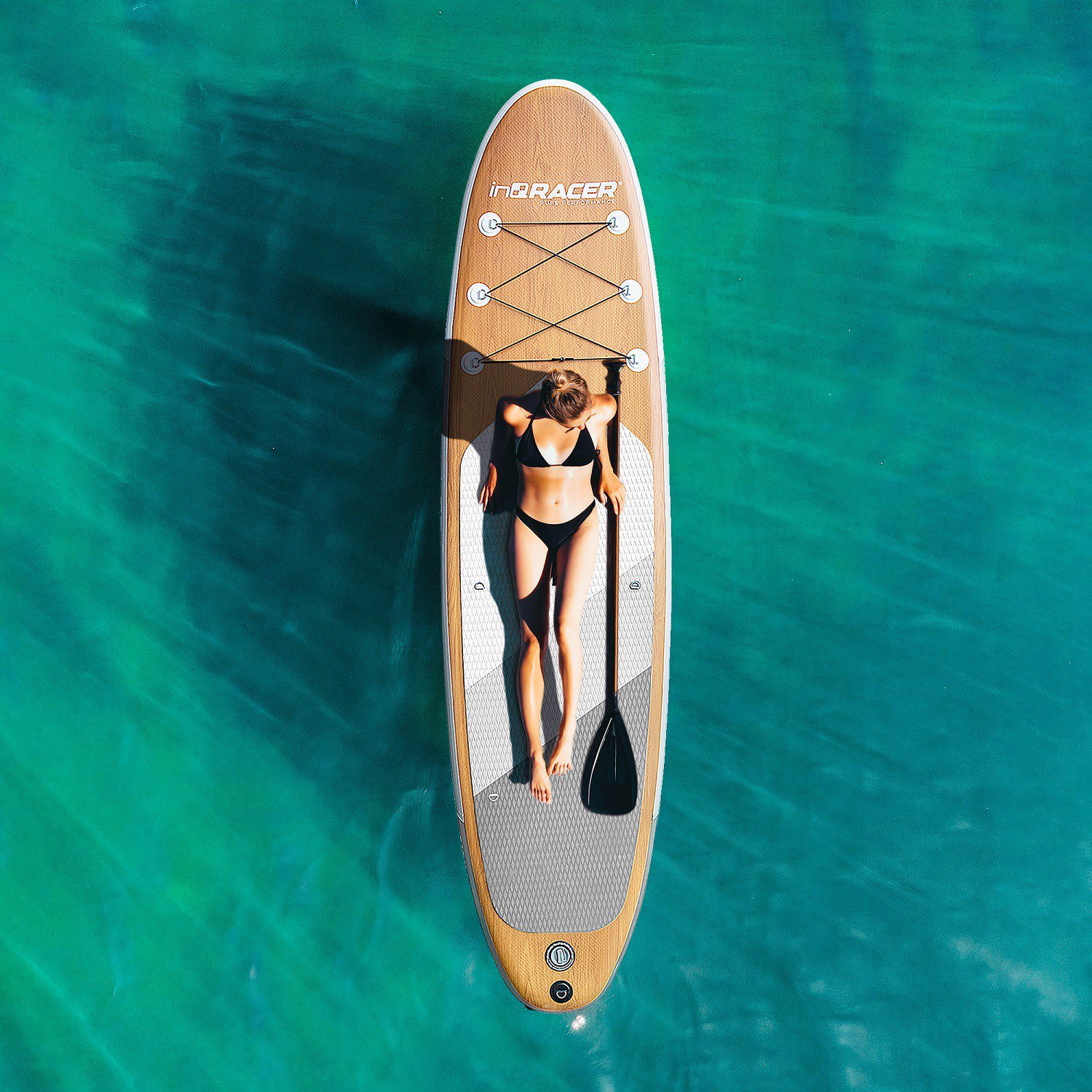 InQracer Inflatable 10 ft 6 in Stand Up Paddle Board - view number 6