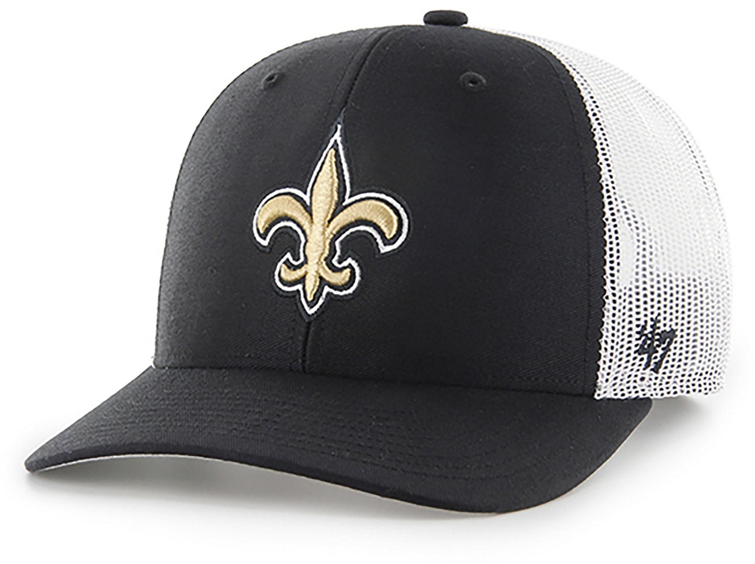 Saints Low Profile Trucker Hat – New Orleans Lids & Apparel