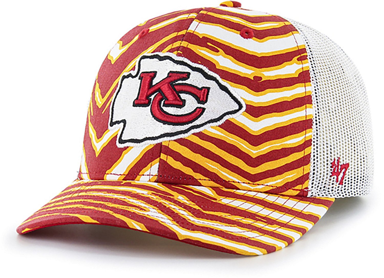 '47 Kansas City Chiefs Zubaz Trucker Cap Academy