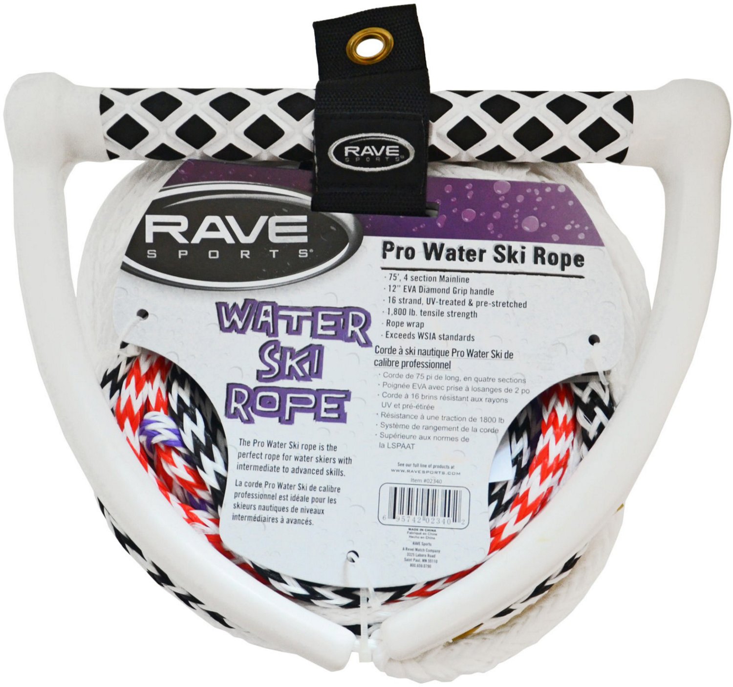 RAVE Sports 4-Section Water Ski Rope
