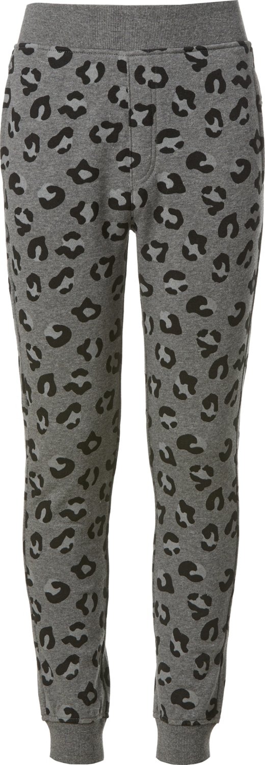 cheetah print joggers womens
