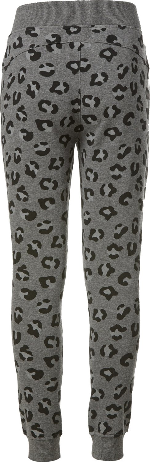 cheetah print joggers