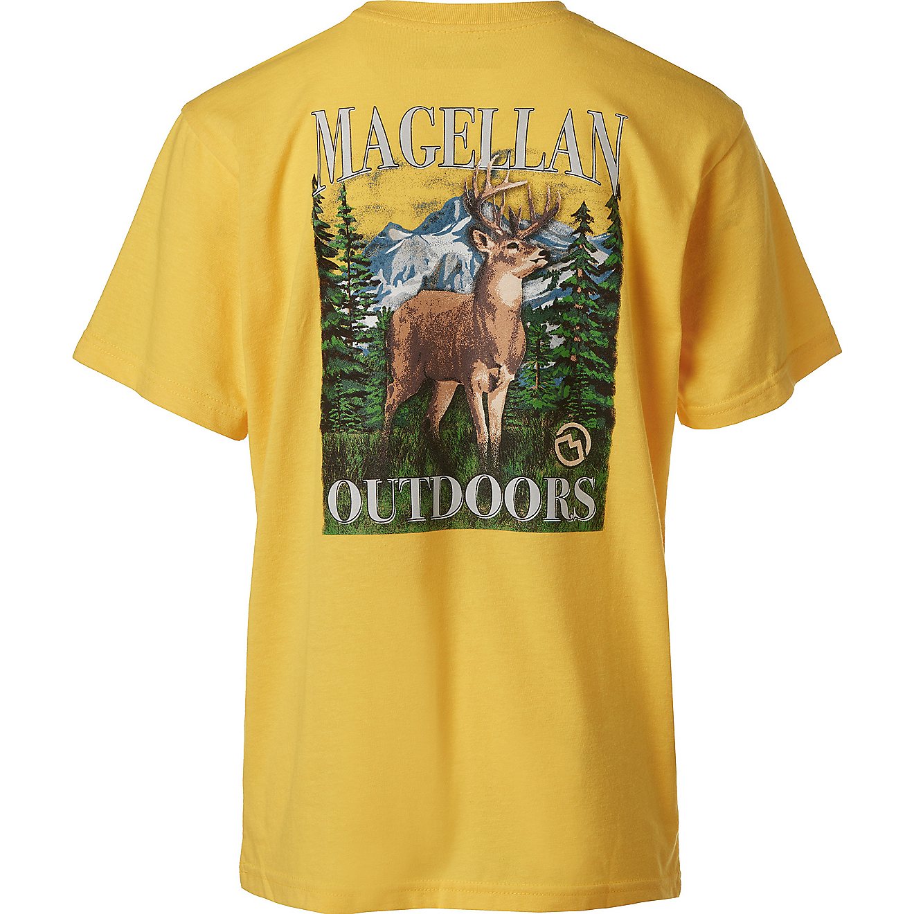 Magellan Outdoors Boys' Deer Long Sleeve Graphic T-Shirt                                                                         - view number 1