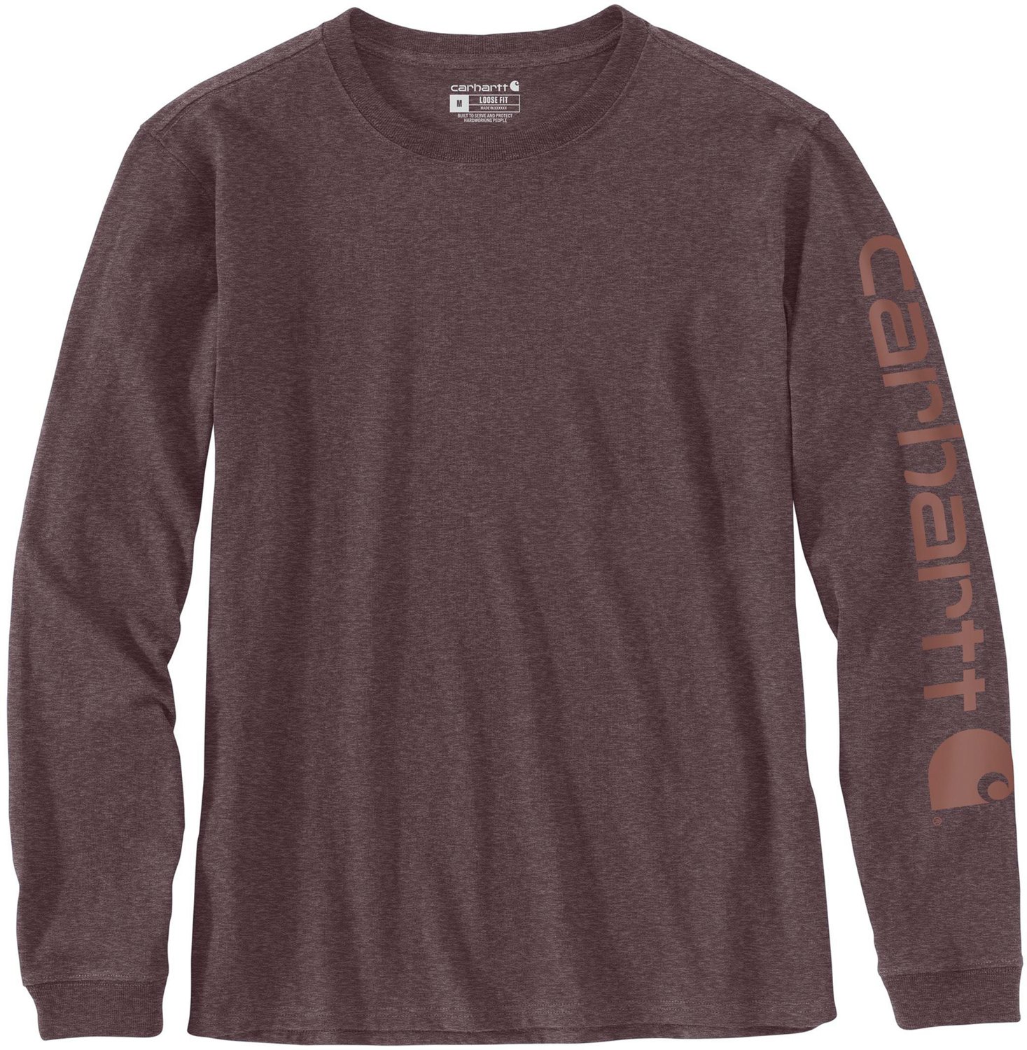 Carhartt Women's Relaxed Fit Midweight Logo Long Sleeve - view number 2
