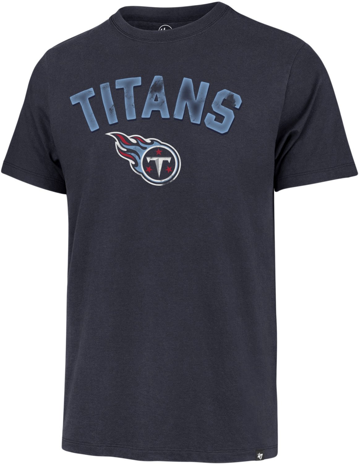 T-Shirt - Grey Titans Distressed Text - Short Sleeve