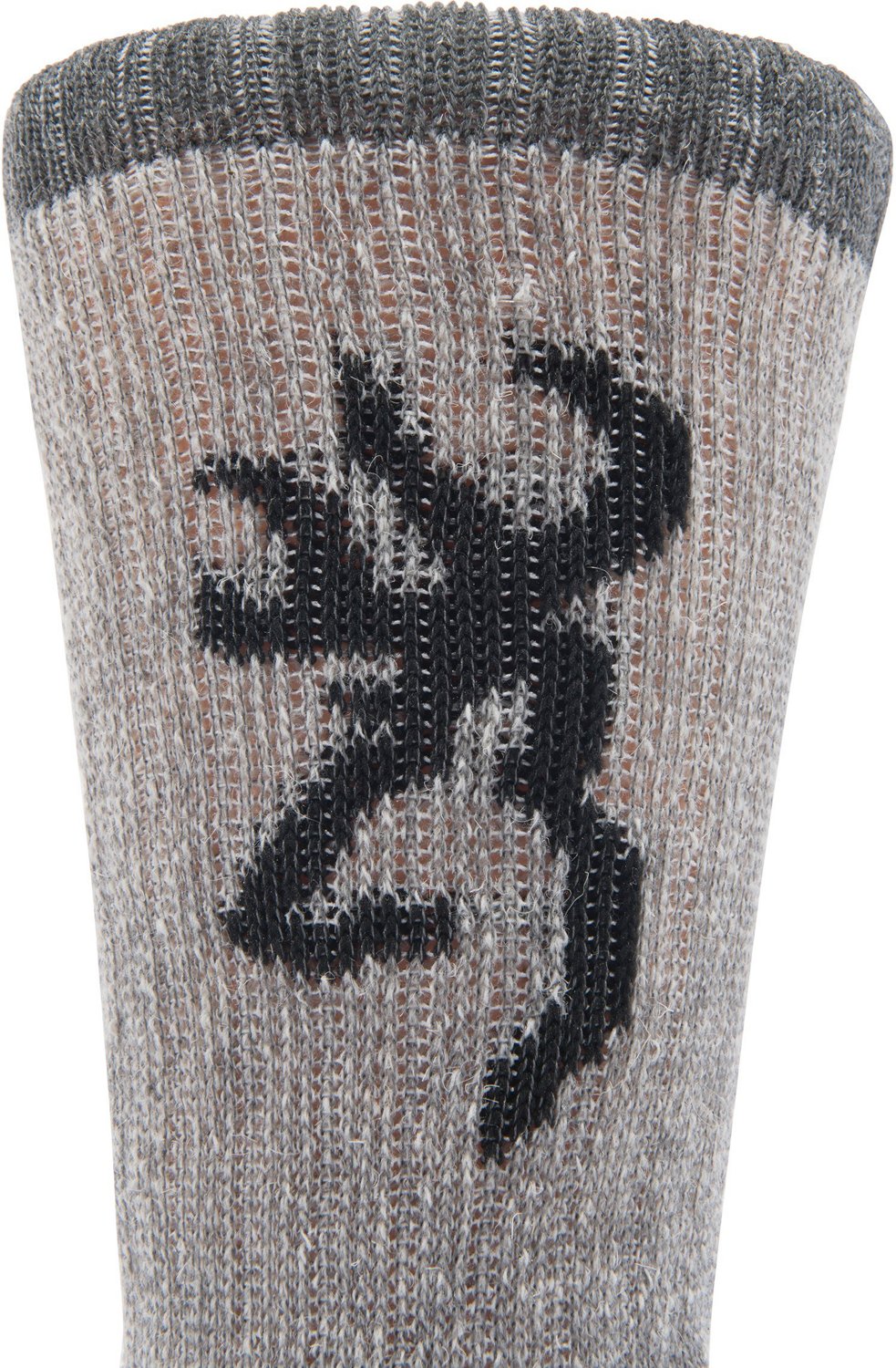 Browning Men's Poplar Wool Thermal Crew Socks 2 Pack                                                                             - view number 2