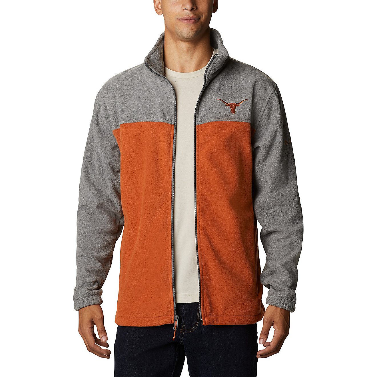 Columbia Sportswear Men's University of Texas Flanker III Fleece Jacket                                                          - view number 1