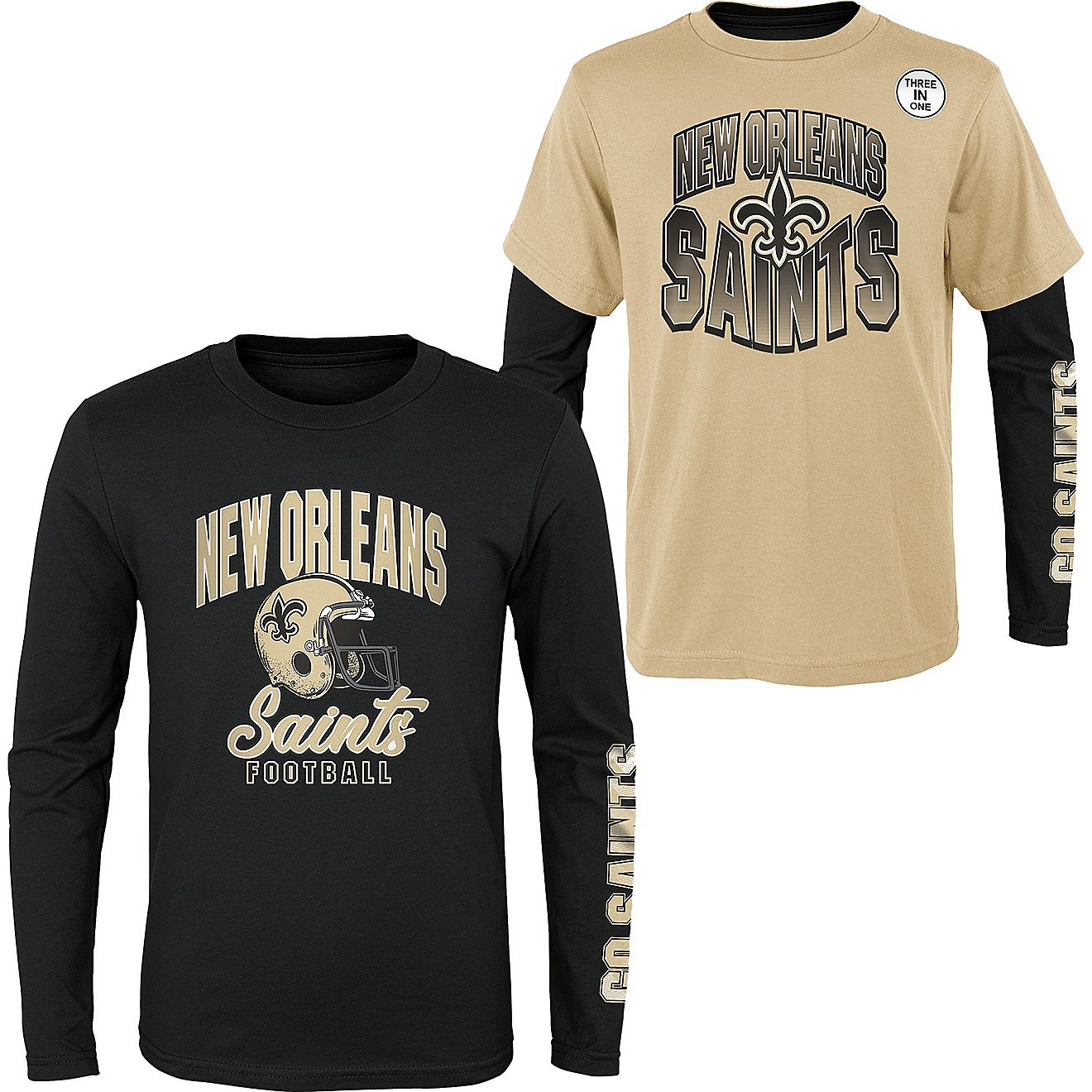 Outerstuff Boys' New Orleans Saints Game Day 3-in-1 Combo T-shirt                                                                - view number 1