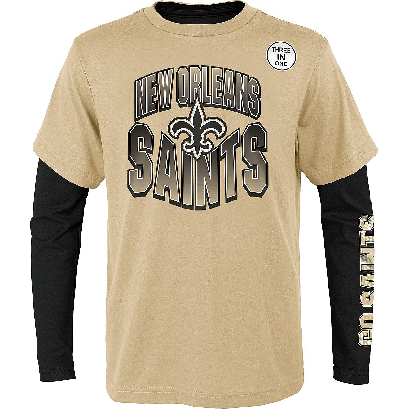 Outerstuff Boys' New Orleans Saints Game Day 3-in-1 Combo T-shirt                                                                - view number 2