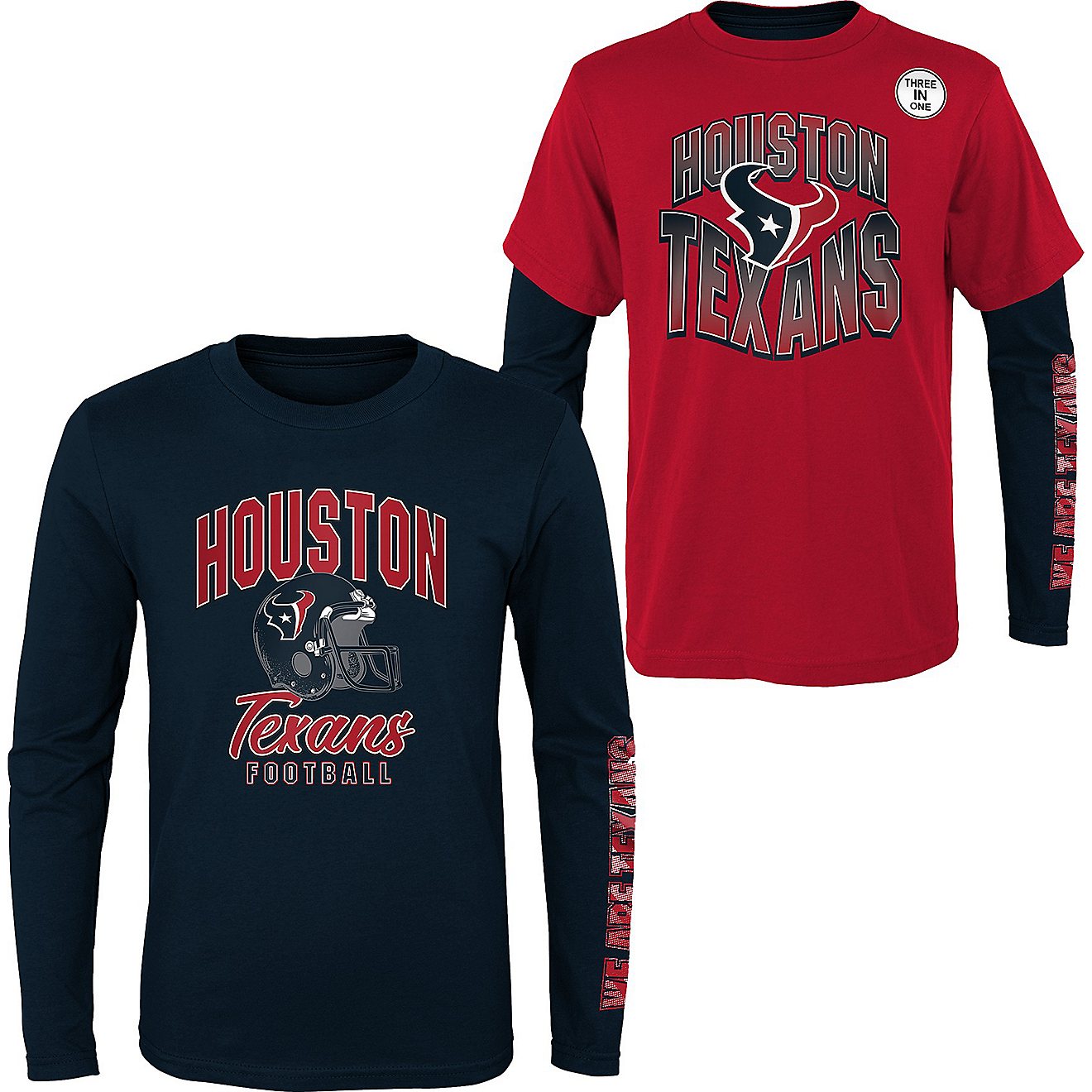 Outerstuff Boys' Houston Texans Game Day 3-in-1 Combo T-shirt                                                                    - view number 1