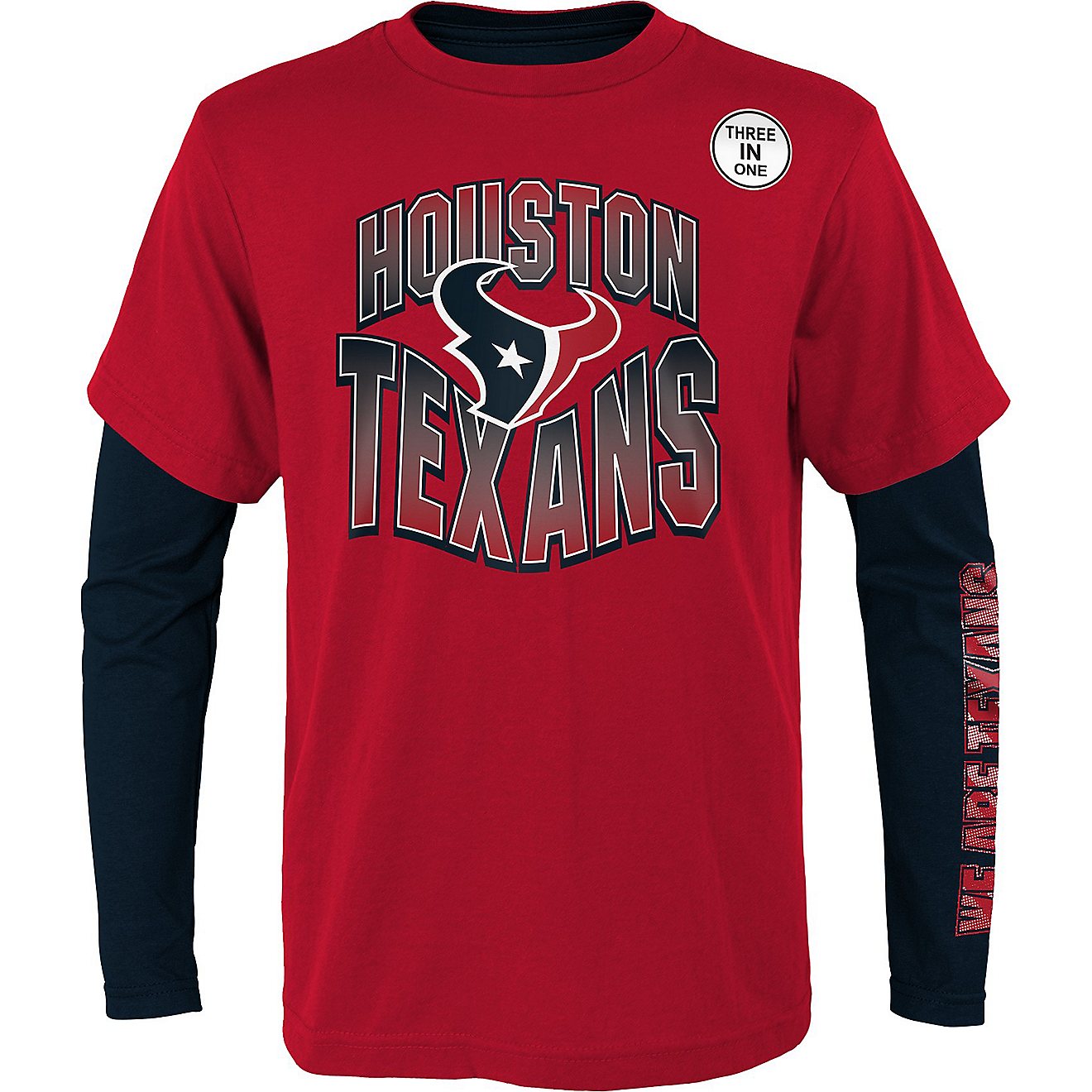 Outerstuff Boys' Houston Texans Game Day 3-in-1 Combo T-shirt                                                                    - view number 2