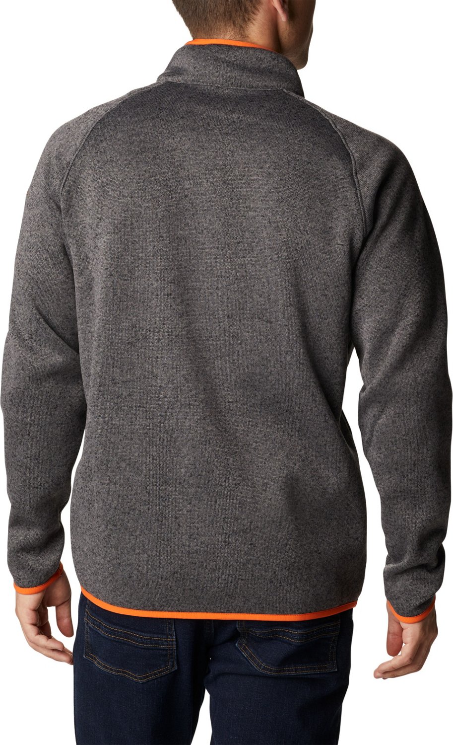 Columbia Sportswear Men’s Clemson University Collegiate Canyon Point 1/2-Zip Fleece Sweater - view number 2