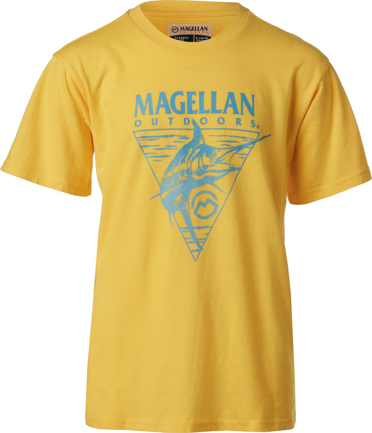 Magellan Outdoors Boys' Marlin Triangle Tshirt Academy
