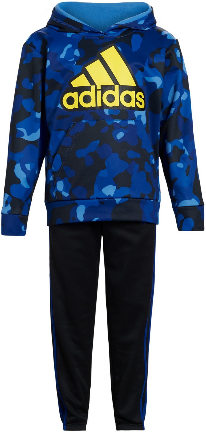 adidas Boys' Camouflage Fleece Hooded Pullover Set - view number 5