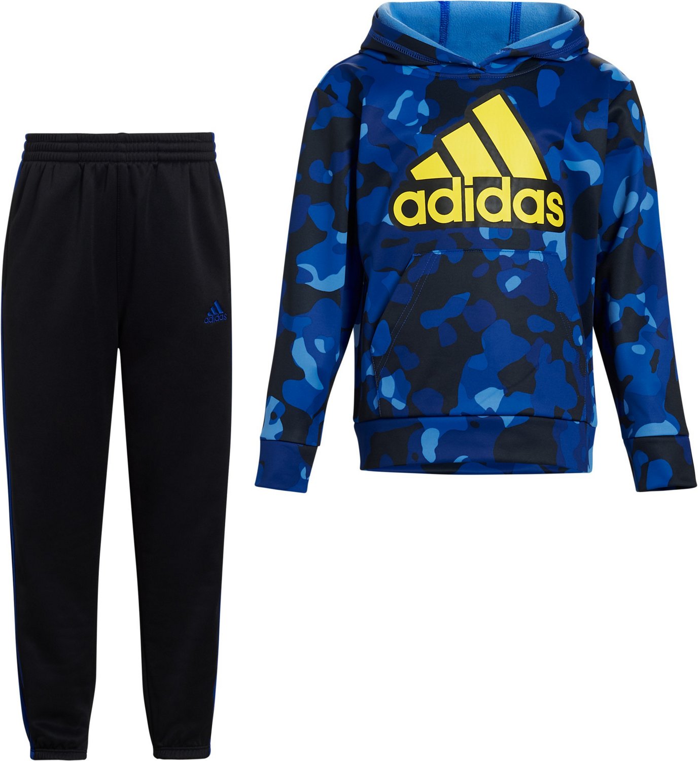 adidas Boys' Camouflage Fleece Hooded Pullover Set - view number 6