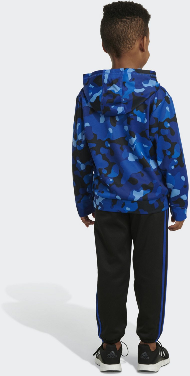 adidas Boys' Camouflage Fleece Hooded Pullover Set - view number 2