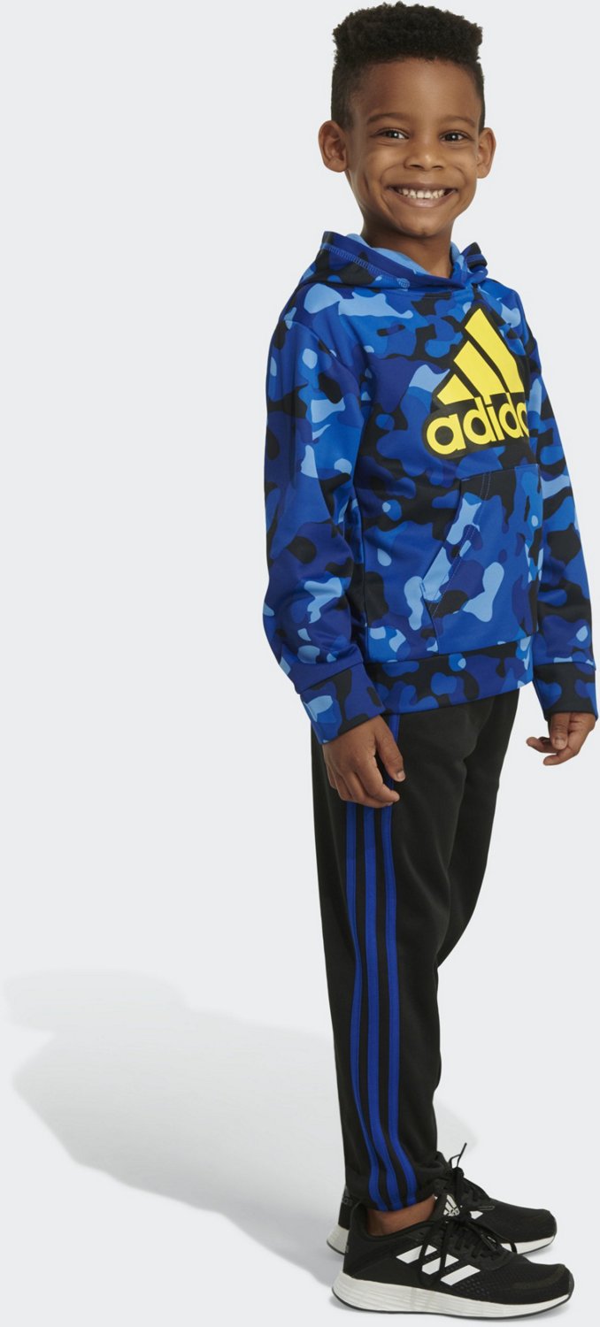 adidas Boys' Camouflage Fleece Hooded Pullover Set - view number 4