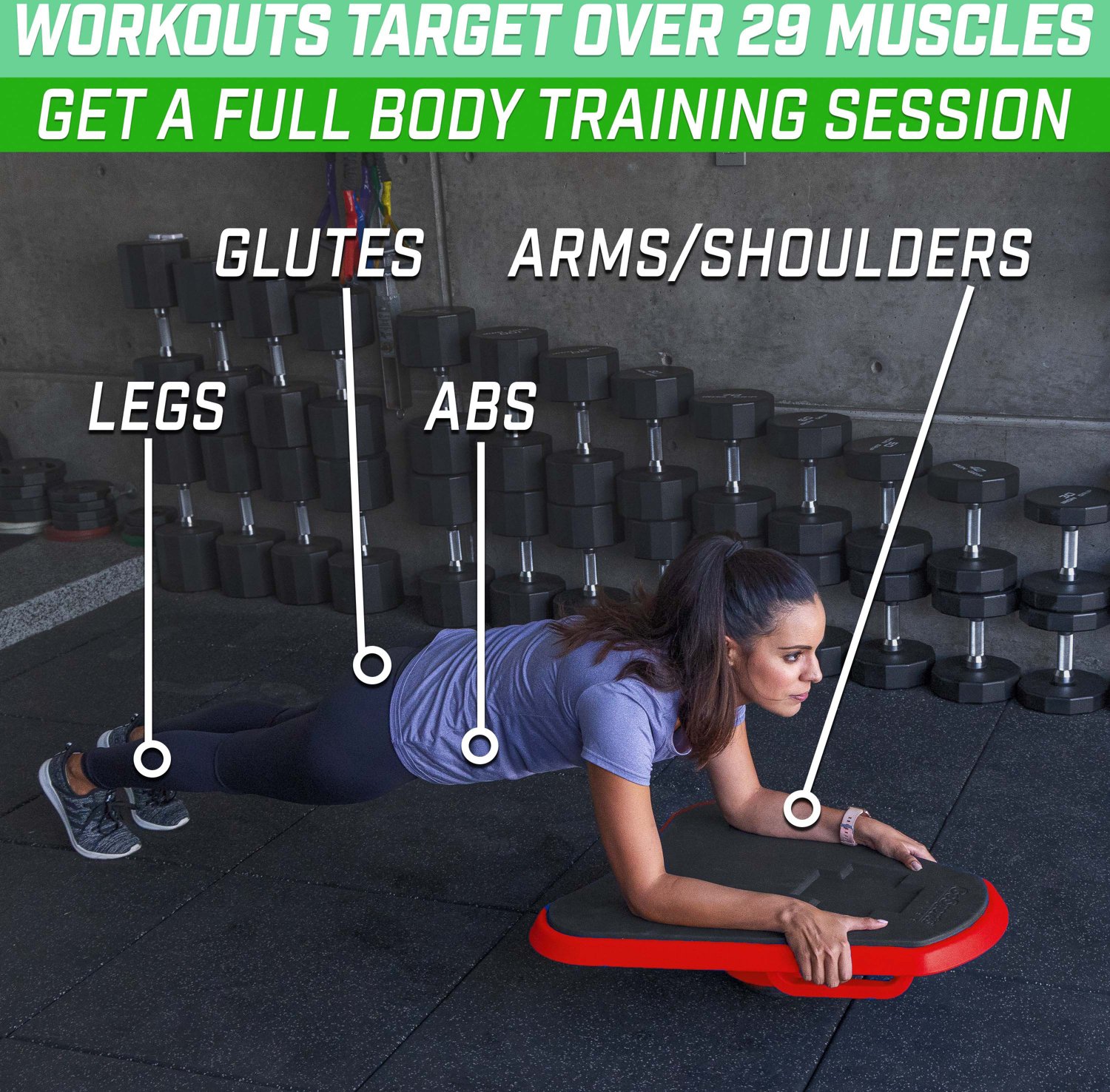 GoSports Core Hub Fitness Plank Board                                                                                            - view number 2