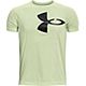 Under Armour Boys' UA Tech™ Split Logo Hybrid Short Sleeve T-shirt                                                             - view number 1 image