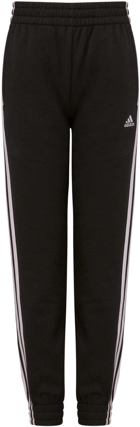 adidas Girls' 3-Stripes Fit Fleece Joggers - view number 5