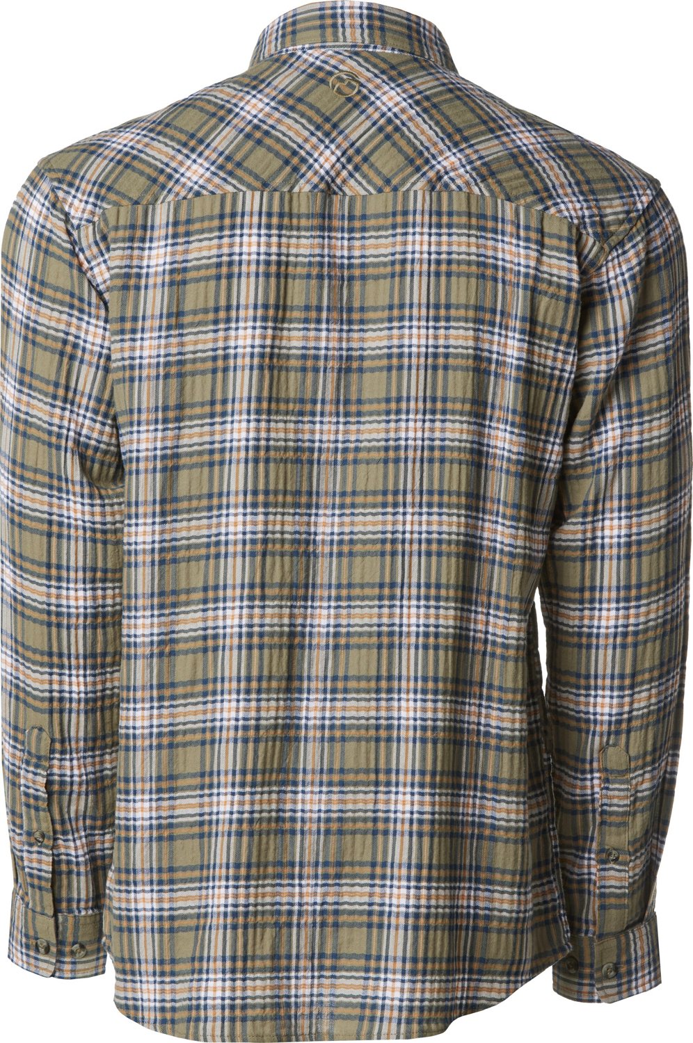Magellan Outdoors Men's Campfire Crushed Herringbone Plaid Long Sleeve Shirt - view number 2