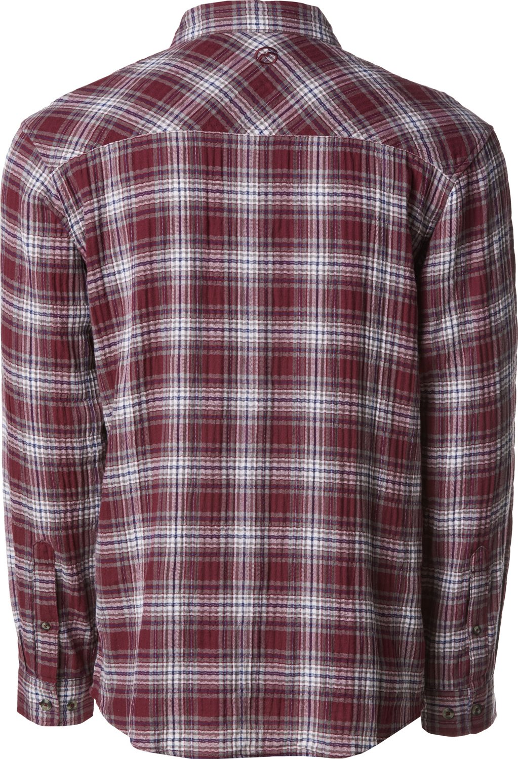 Magellan Outdoors Men's Campfire Crushed Herringbone Plaid Long Sleeve Shirt - view number 2