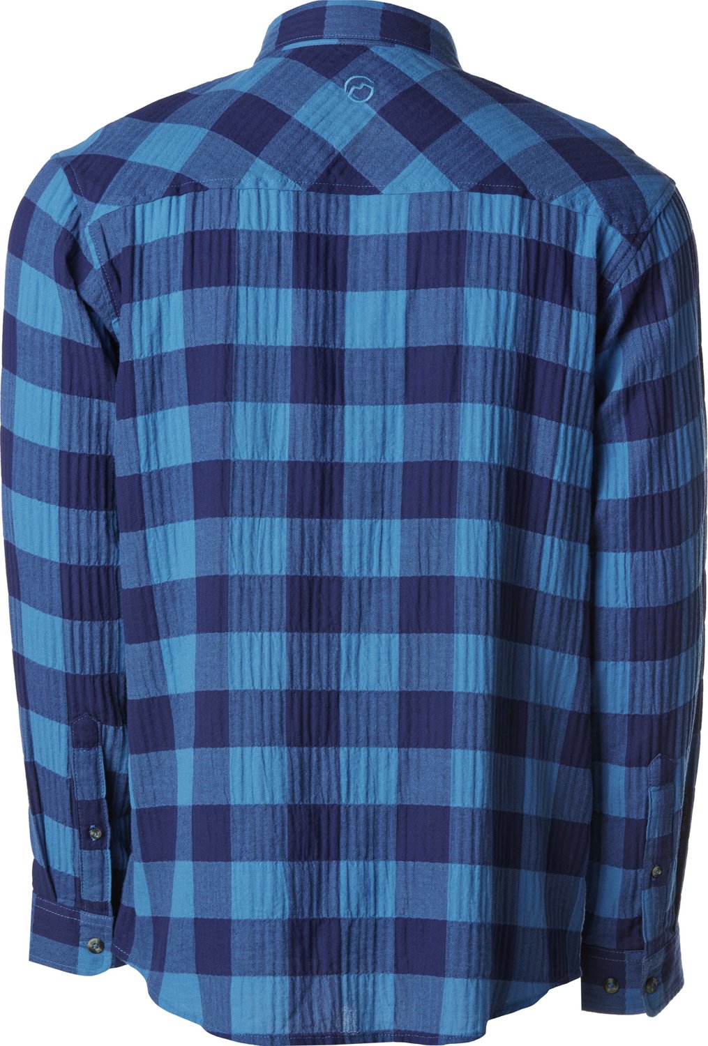 Magellan Outdoors Men's Campfire Crushed Herringbone Plaid Long Sleeve Shirt - view number 2